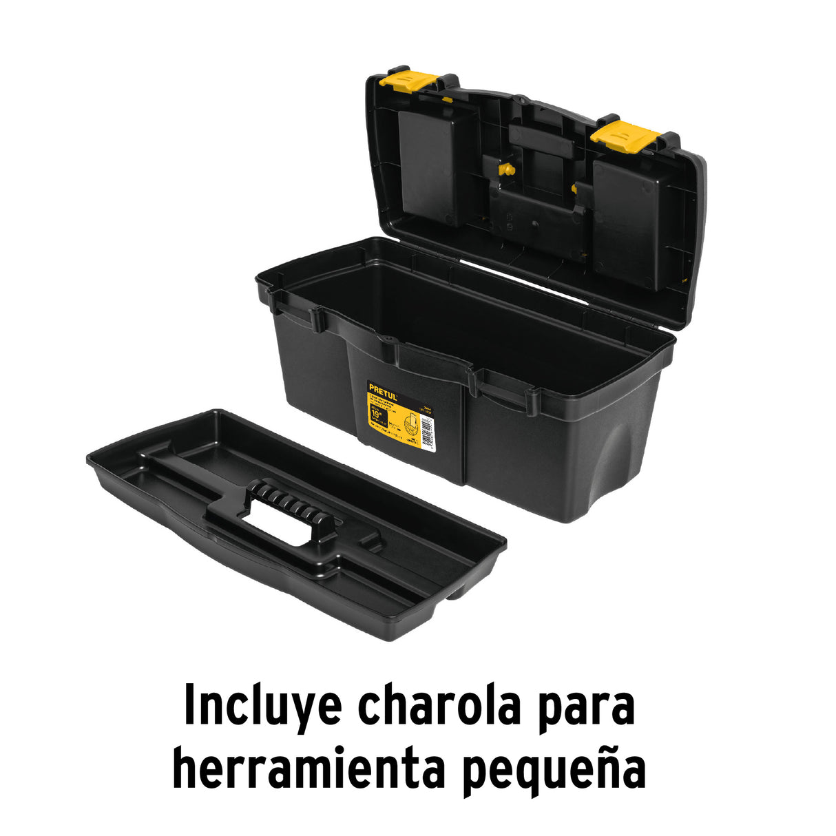 Caja para Herramienta de 19' con Compartimentos, Pretul