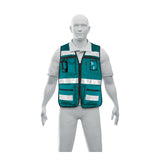 Chaleco Brigadista con Cintas Reflejantes, Color Verde