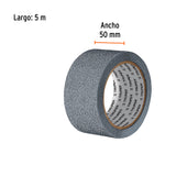 Rollo de 5 m Cinta Antiderrapante 50 mm Gris para Áreas Húmedas