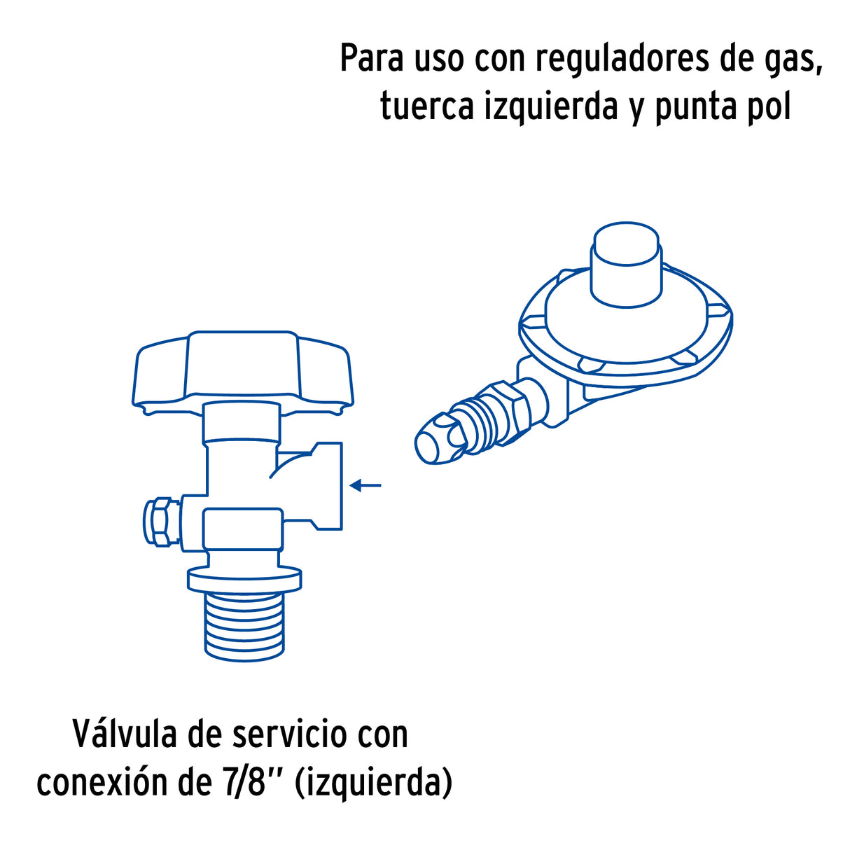 Cilindro Portátil para Gas Lp, 2 kg (4.5LB) Foset