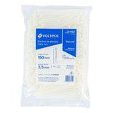 Bolsa con 1000 Cinchos Plásticos 40LB, 150X3.5 mm, Naturales