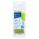 Bolsa con 50 Cinchos Plásticos 40 lb, 150 X 3.5 mm, Verdes