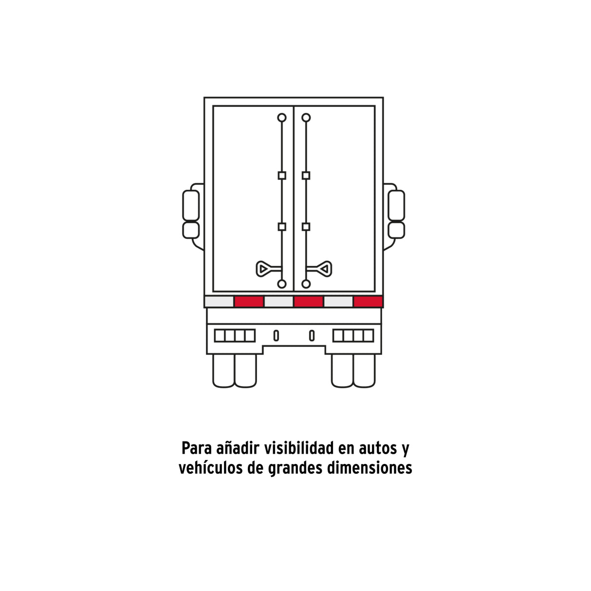 Rollo de 9 m X 2' de Cinta Reflejante de PVC, Truper