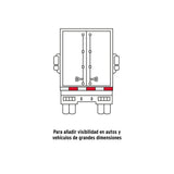Rollo de 9 m X 2' de Cinta Reflejante de PVC, Truper