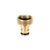 Conector 3/4' Rápido Hembra de Latón, Sistema Click, Truper