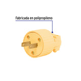 Clavija Industrial Plástica Polarizada, Volteck