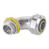 Conector Curvo de 1/2' para Tubo Liquid Tight, Volteck
