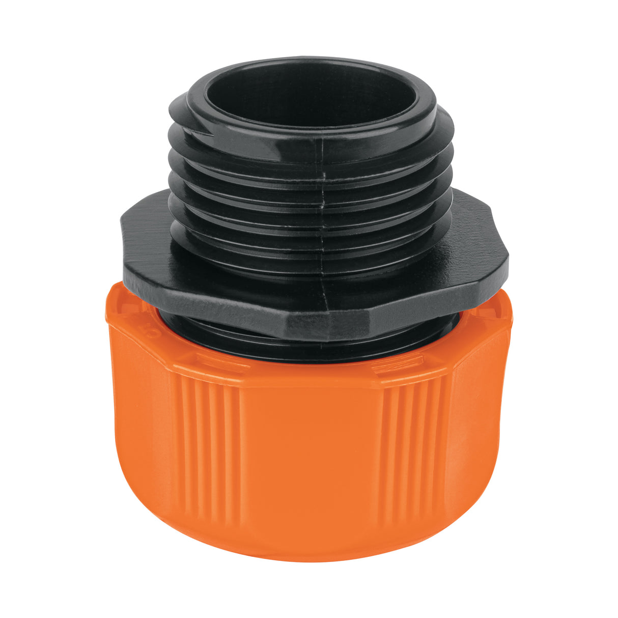 Conector 1/2' Macho de ABS con Tuerca de Ajuste Manual