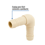 Codo 90° Inserción de 1' de Polipropileno, Foset