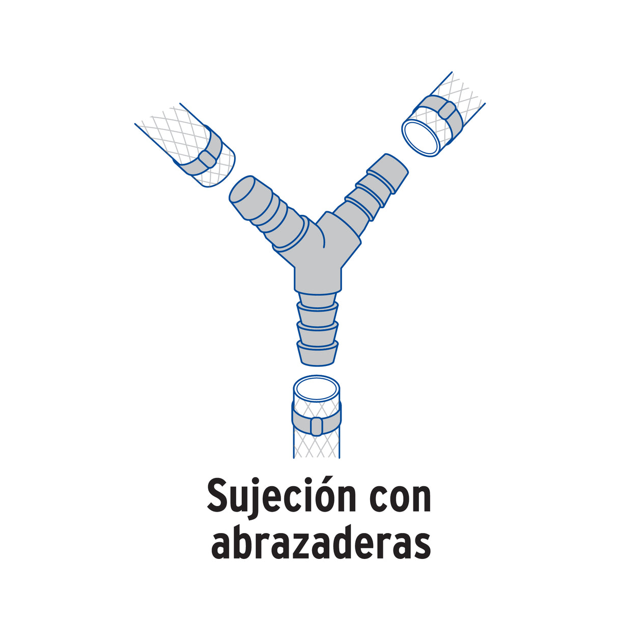 Yee Inserción 1/2' de Polipropileno, Foset