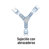 Yee Inserción 3/4' de Polipropileno, Foset