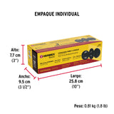 Combo Cerraduras, Llave-mariposa, Negro, Hermex Basic