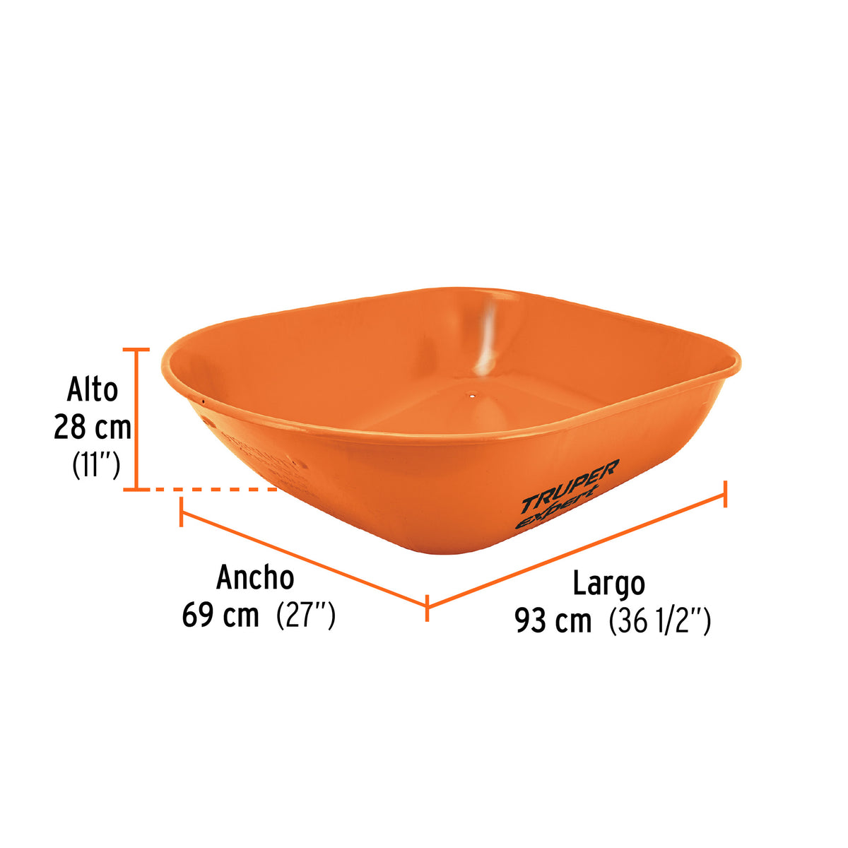 Concha Metálica para Carretilla Cat- 50X, Truper Expert