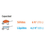 Concha Plástica para Carretillas CAT-60PL y TP-6/FF, Truper