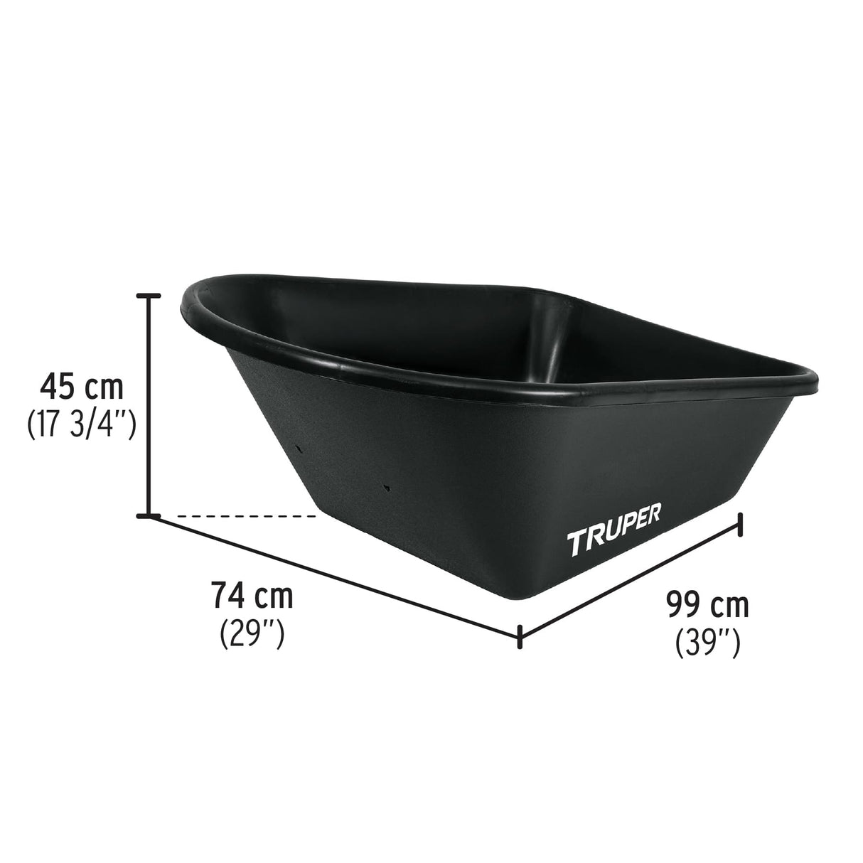 Concha Plástica para Carretillas CAT-60PL y TP-6/FF, Truper