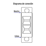 Contacto Sencillo, sin Tierra, Línea Económica, Volteck