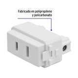 Contacto Sencillo, 2POLOS, sin Tierra, Línea Italiana, Blanco
