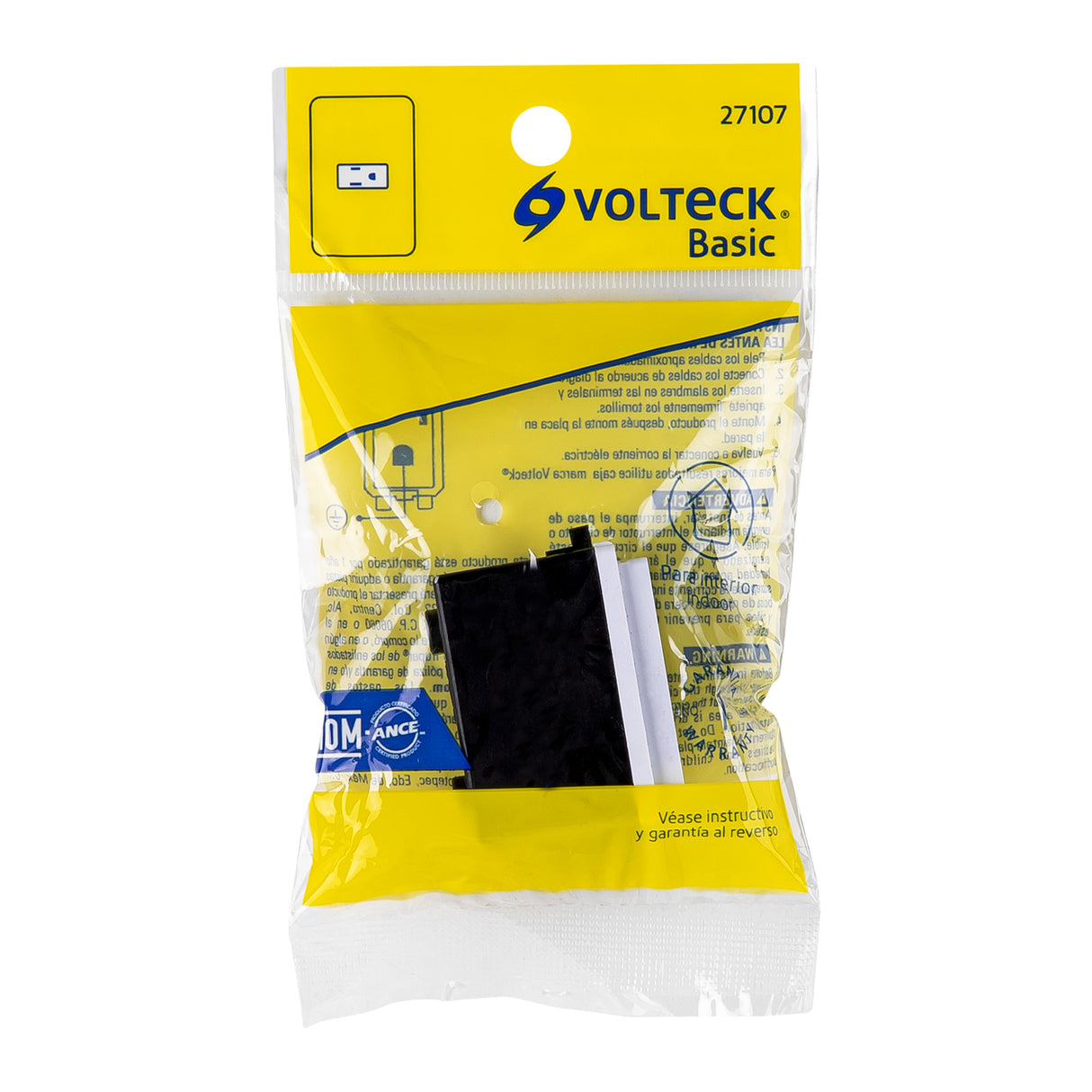 Contacto 2 Polos + Tierra, Volteck Basic