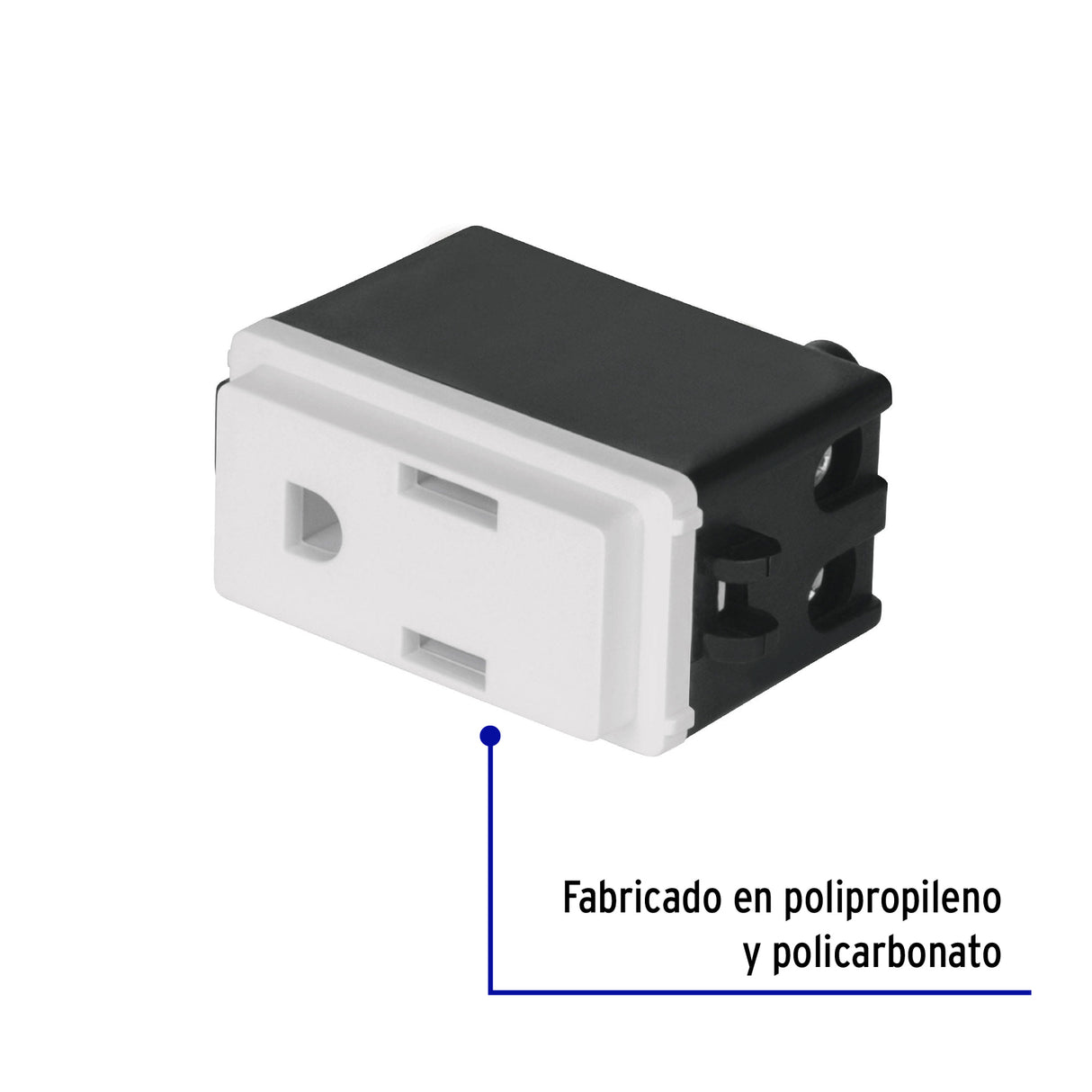 Contacto 2 Polos + Tierra, Volteck Basic