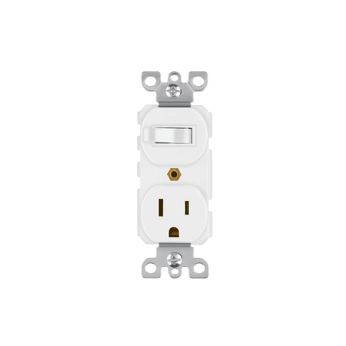 Interruptor de palanca con contacto, Standard, blanco