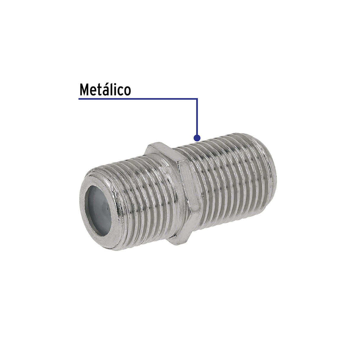 Bolsa con 4 Conectores Coaxiales Rg 59 para Conector Macho
