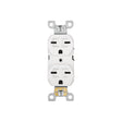 Contacto dúplex, cara de chino, Standard, blanco, Volteck