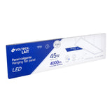 Panel LED 45 W 6500K, 30X120 cm, Empotrable/Colgante, Volteck