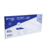 Panel LED 65 W 6500K, 60X120 cm, Empotrable/Colgante, Volteck