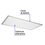 Panel LED 65 W 6500K, 60X120 cm, Empotrable/Colgante, Volteck