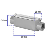Condulet 1/2' Conexión Tipo C, Volteck