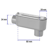 Condulet 1/2' Conexión Tipo lb, Volteck