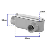 Condulet 1/2' Conexión Tipo Ll, Volteck