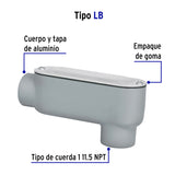 Condulet 1' Conexión Tipo lb, Volteck