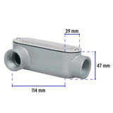 Condulet 1' Conexión Tipo Lr, Volteck