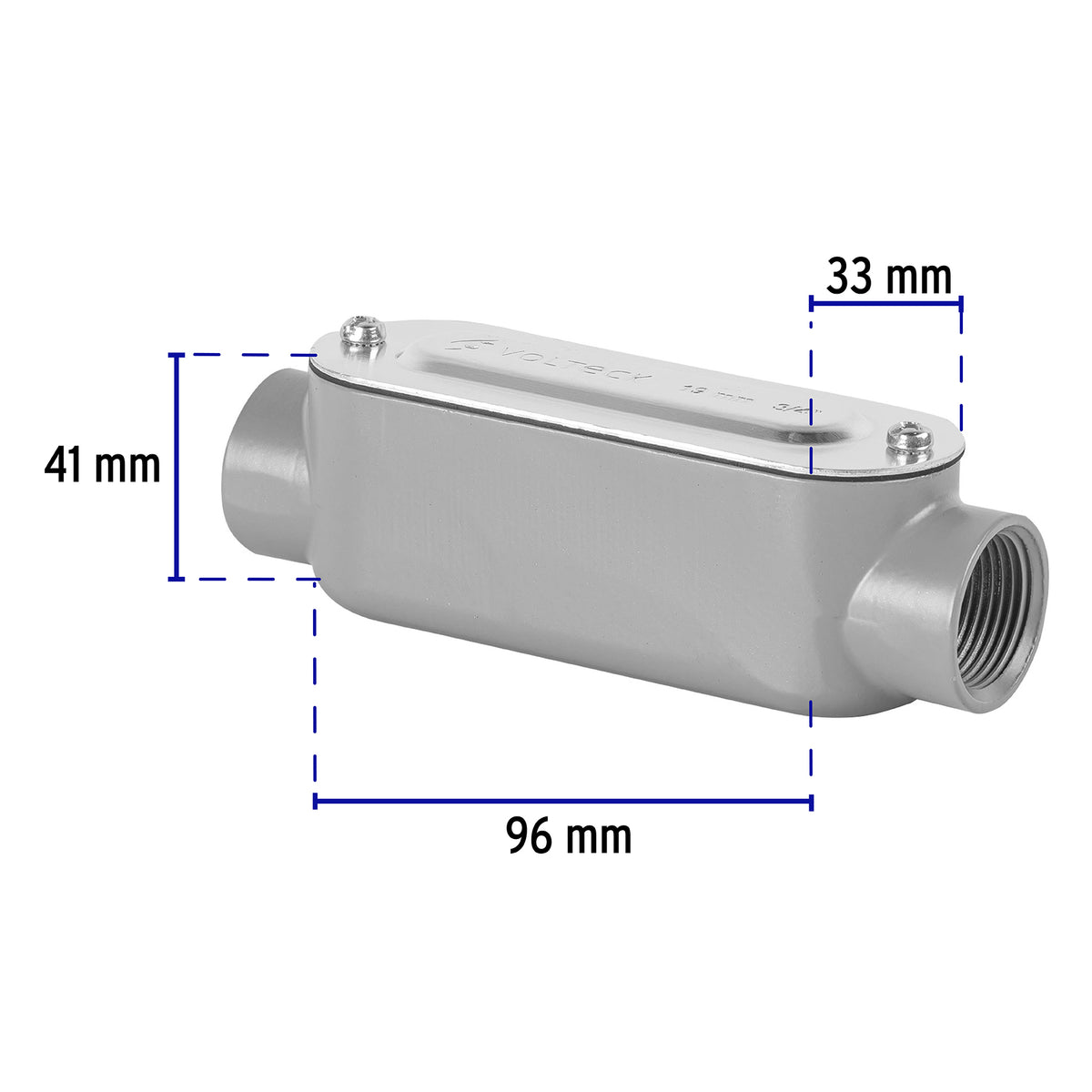 Condulet 3/4' Conexión Tipo C, Volteck
