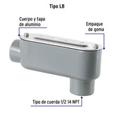 Condulet 3/4' Conexión Tipo lb, Volteck