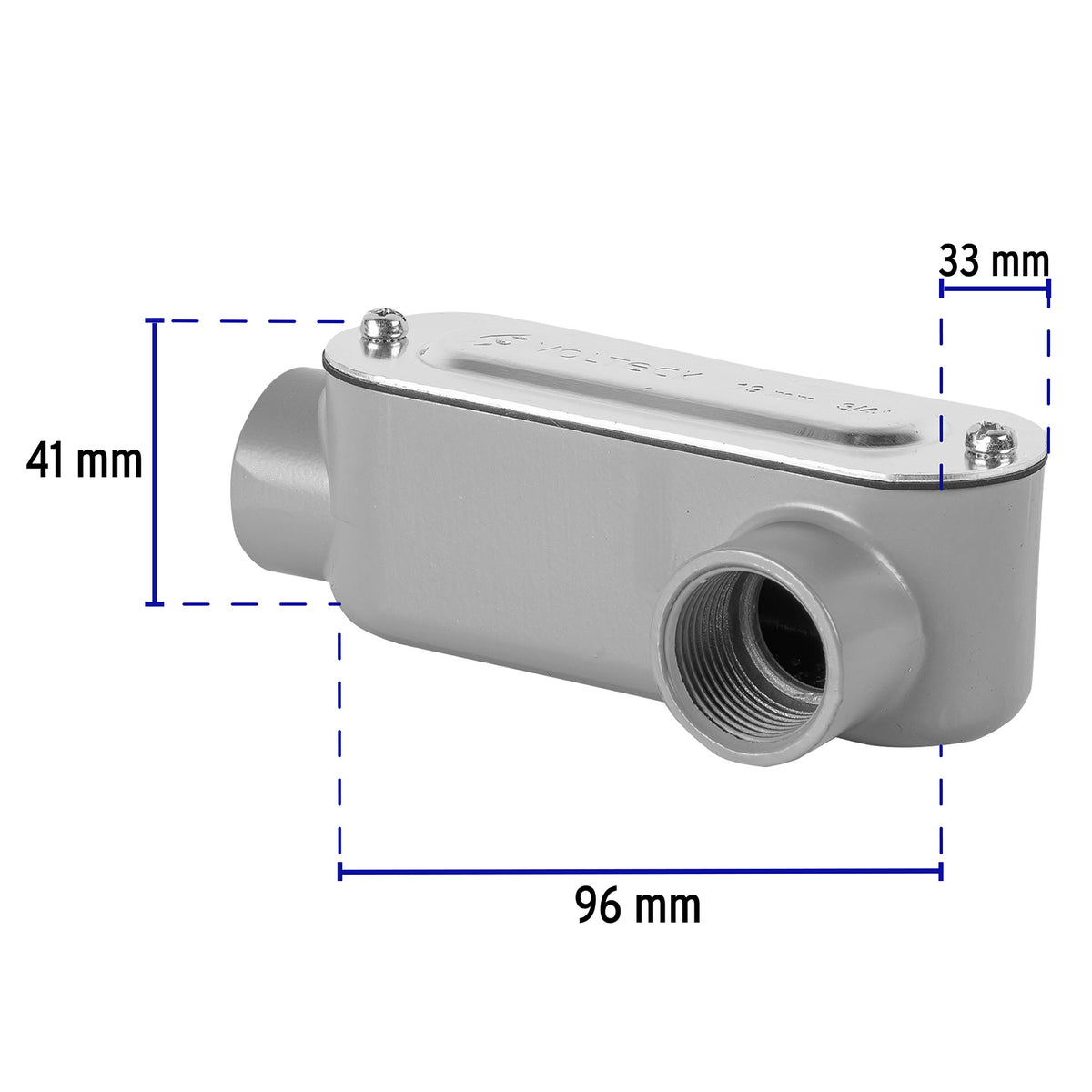 Condulet 3/4' Conexión Tipo Ll, Volteck