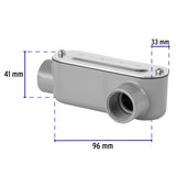 Condulet 3/4' Conexión Tipo Ll, Volteck