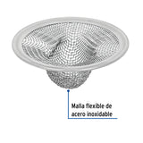Canastilla Malla 1/2' Inox para Lavabo, Foset