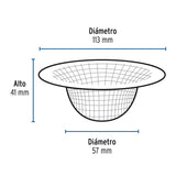 Canastilla Malla 3/4' Inox para Fregadero, Foset