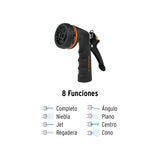Combo Manguera MAN-20X1/2X y Pistola de Riego PR-208, Truper