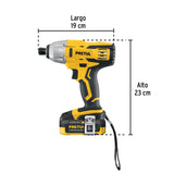 Combo Rotomartillo/Destornillador Impacto, 20 V, Pretul
