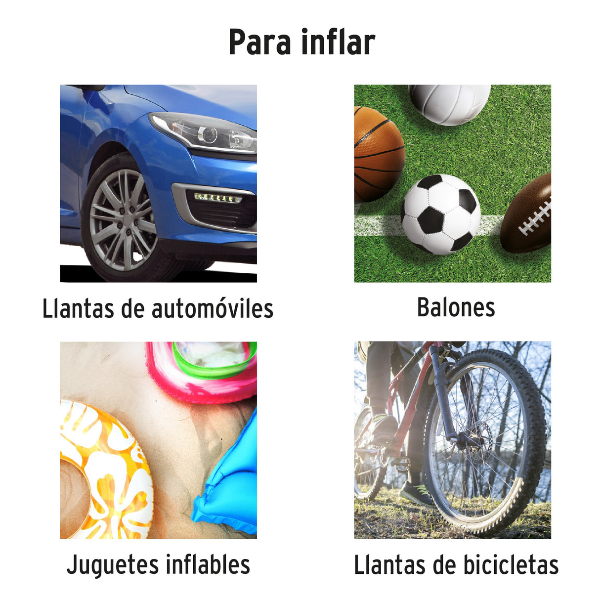 Inflador/Soplador para Auto, 20 V, 1 Batería 2 Ah, Pretul