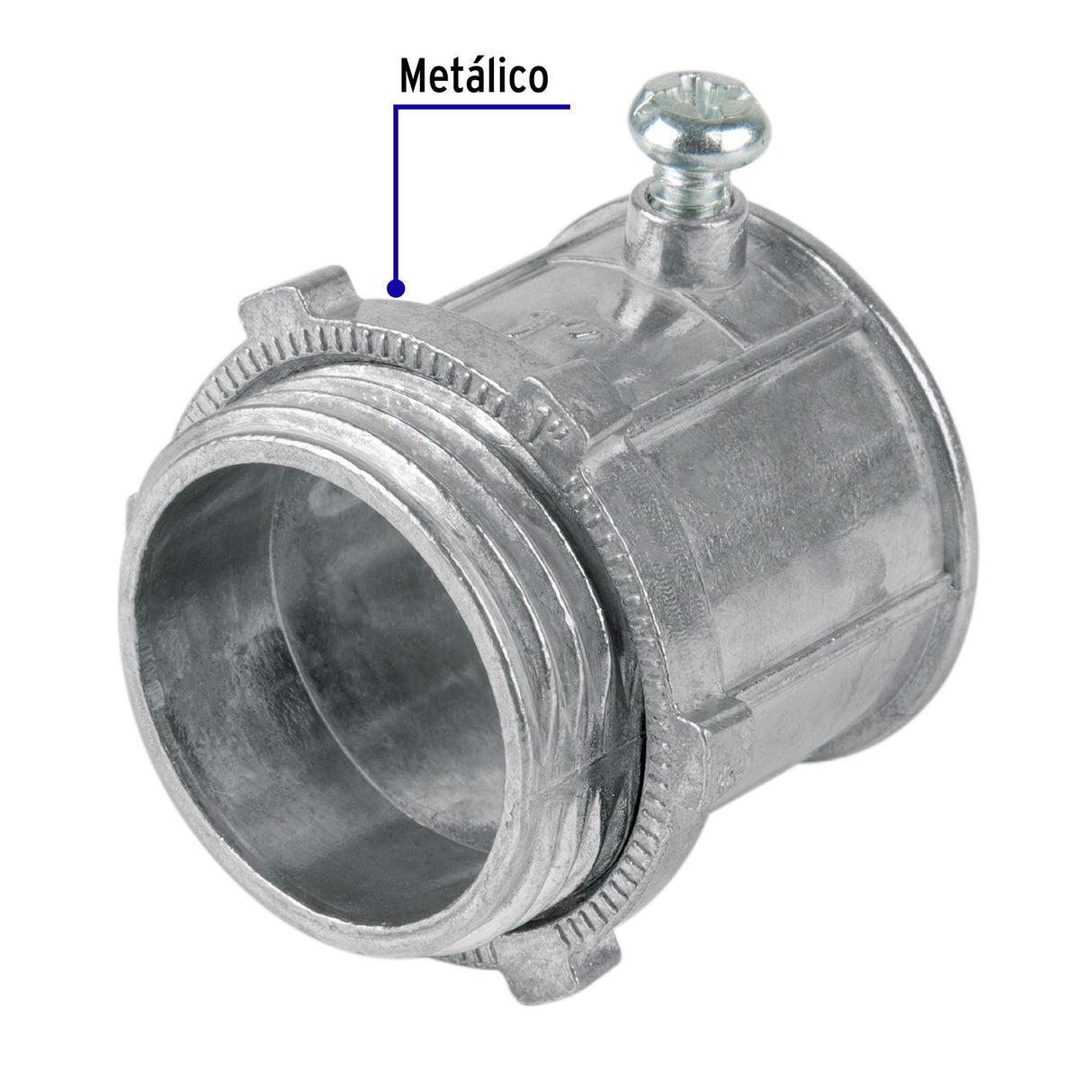 Conector Conduit 1', Volteck