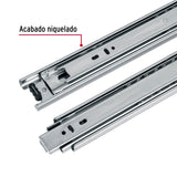 Bolsa con 2 Correderas Extensión 60 cm para Cajón, Ancho 4.5 cm