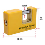 Candado Antipalanca 75 mm Cuerpo Metálico, Hermex Basic
