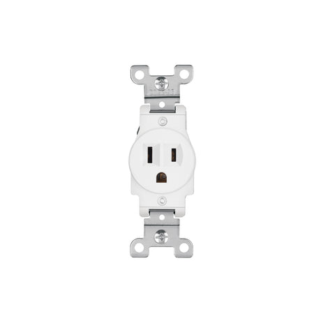 Contacto sencillo, 2 polos 3 hilos, Standard, blanco