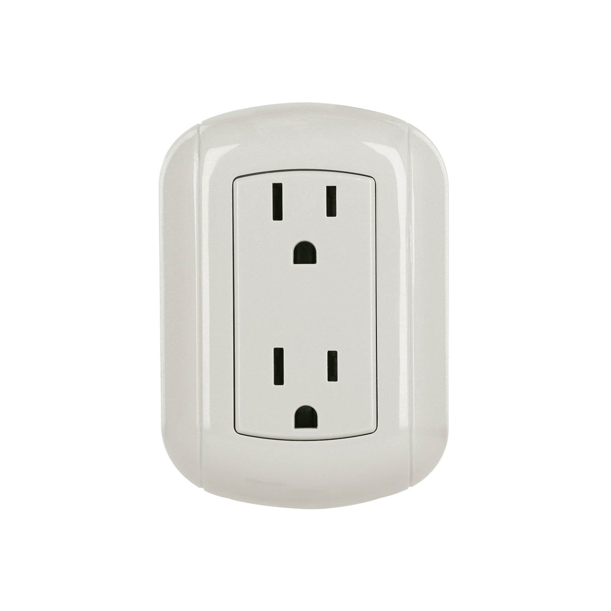 Contacto de Sobreponer Dúplex 2 Polos+ Tierra, ABS, Volteck