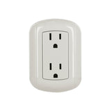 Contacto de Sobreponer Dúplex 2 Polos+ Tierra, ABS, Volteck