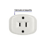 Contacto de Sobreponer Sencillo sin Tierra, Volteck